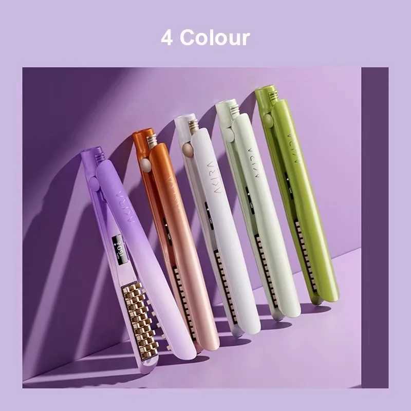 Curling Irons AkiraCosme Ceramic Middle Volumizing Hair Iron Negative ion Fluffy Corn Iron Curler Corrugated Hair Crimper Flat Iron z250304