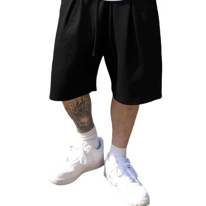 Mens summer Gym Fitness Loose Shorts Casual Street Hip Hop Workout Bodybuilding Breathable Short Pants Boardshorts SweatpantsT250304