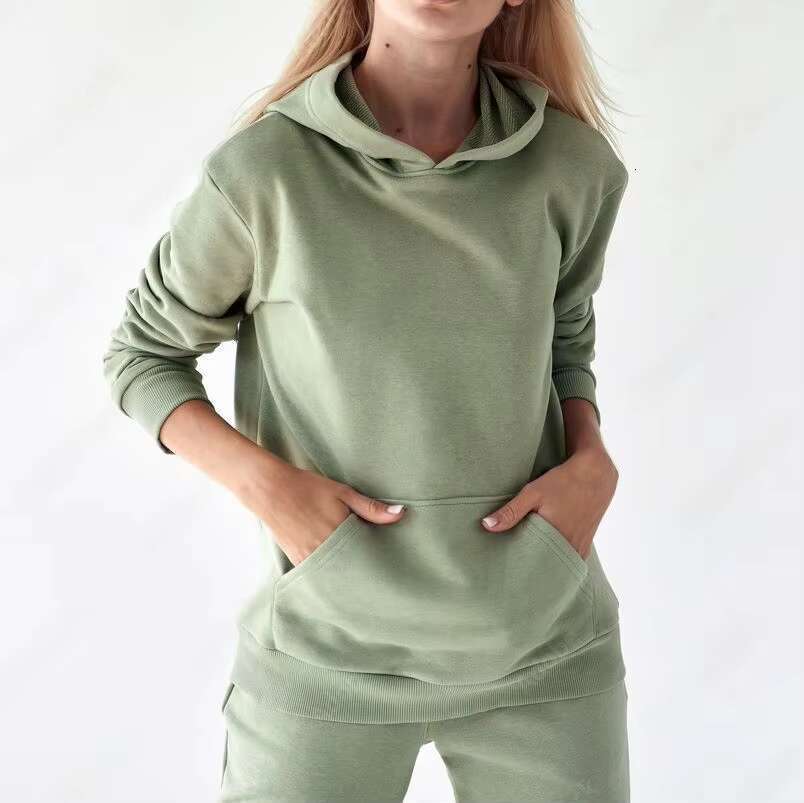 Women's Long Sleeve Hooded Sweatshirt Ladies Casual Pullover Hoodies Winter Fashion 2022