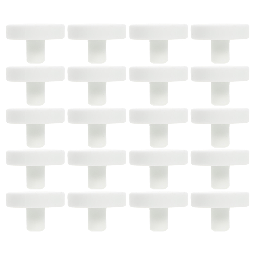 20 Pcs Fish Tank Coral Base Decoration Nurture Supplies Frag Plug Reproduction Ceramics Aquarium Support