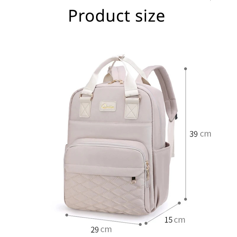 Mommy Bag Three Piece Multi functional Mother and Child Bag Outdoor Travel USB Charging High Capacity Backpack 250304
