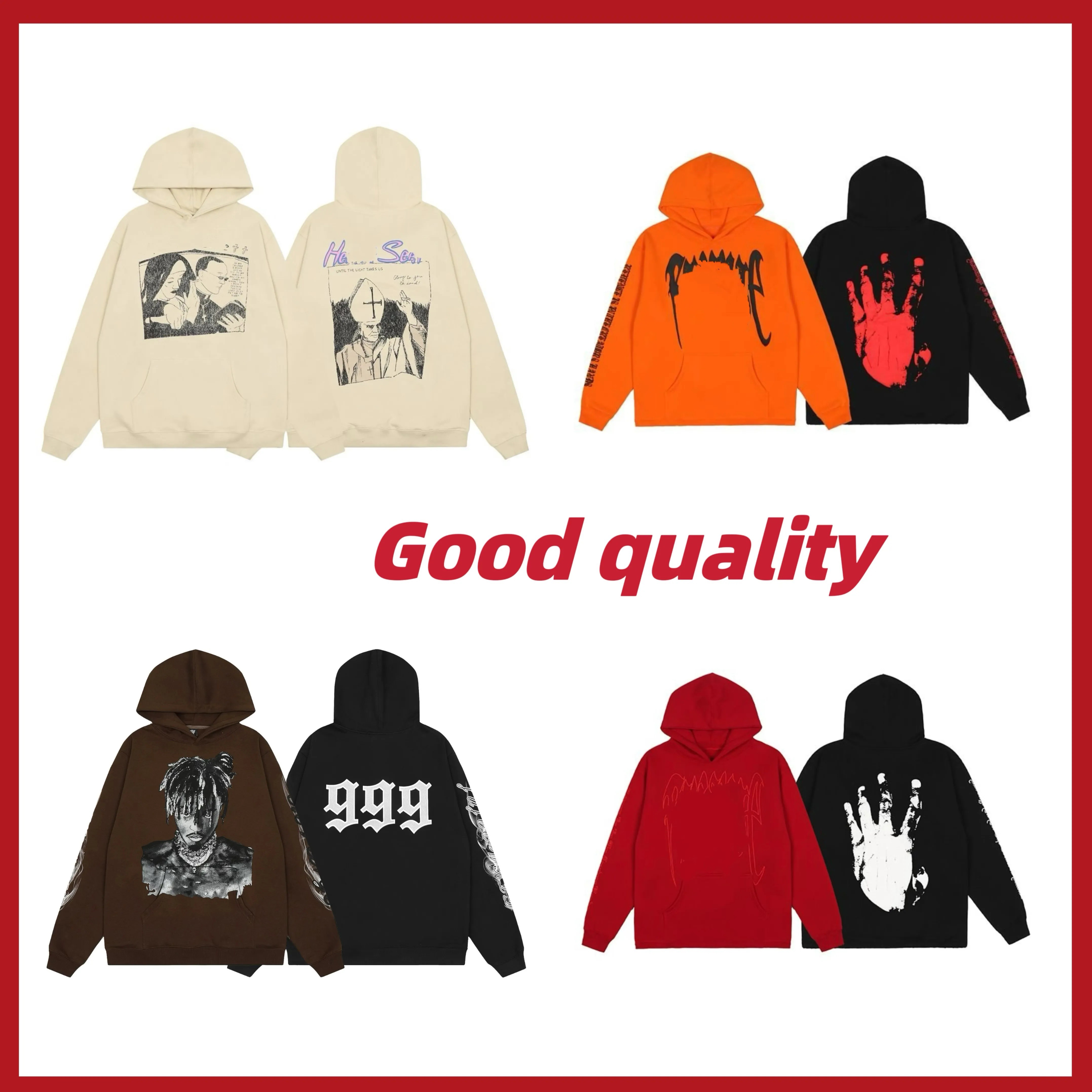 Designer New Men Women Hoodie Graffiti Letter Pattern Print Pullover 2025 Fashion Loose High Street Vintage Autumn Winter Cotton Black White Casual Couple Clothing