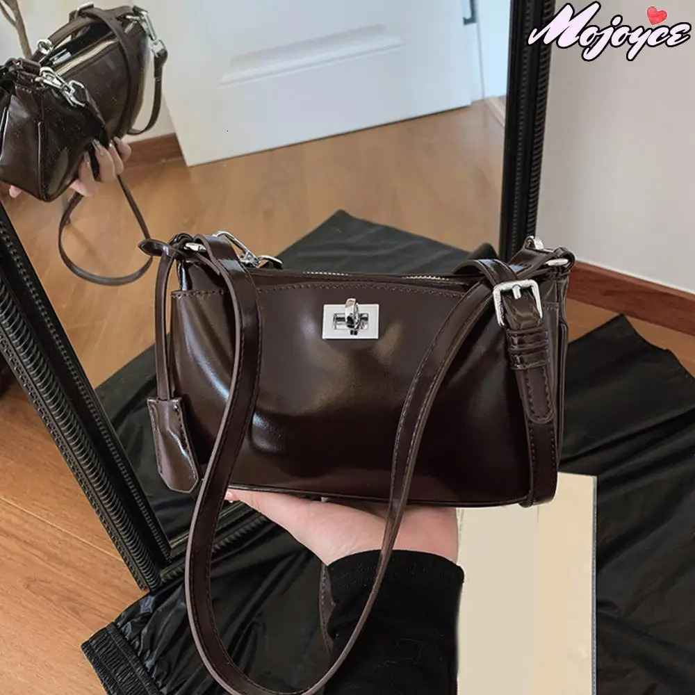 Womens Bag PU Tote Handbag Womens Adjustable Strap Satchel Hasp Zipper Closure Trendy Crossbody Bag High Quality Shoulder Bags 250228
