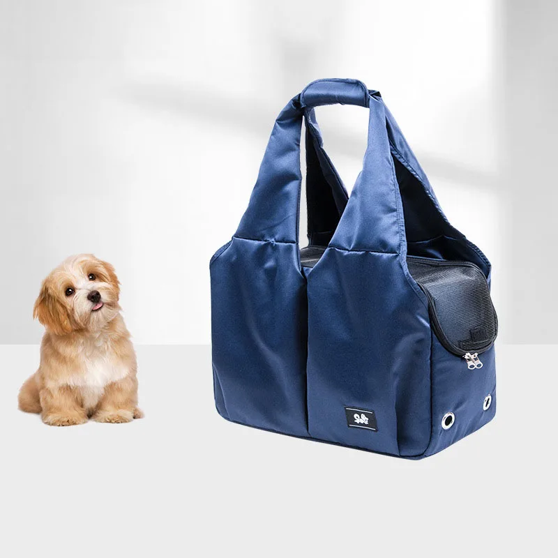 Cat Bag Soft Side Carrying Portable Mini Dog Carrier Bag Outgoing Travel Breathable Pets Handbag Transport Bag