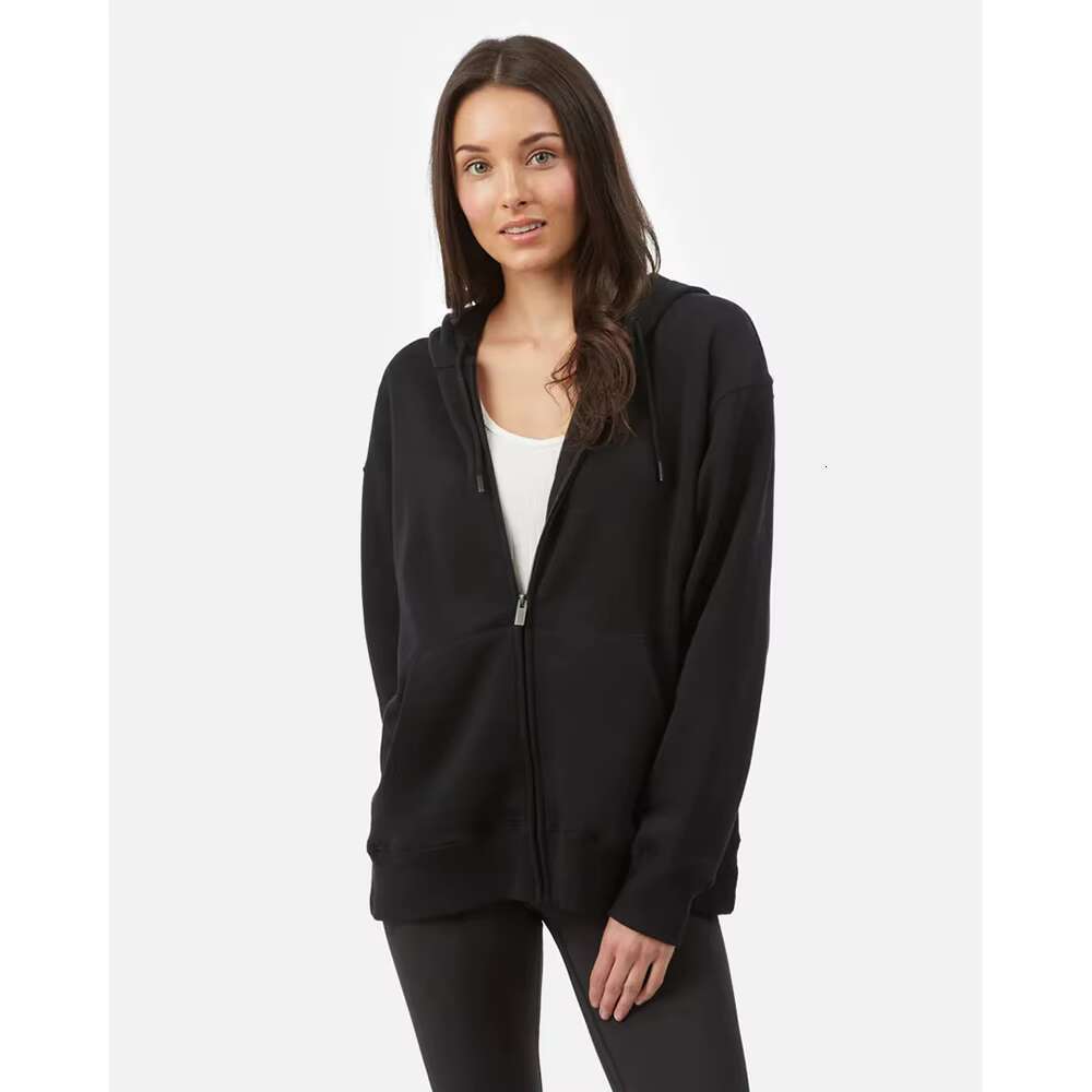 Custom Women's Eco-Friendly Hooded Zip-Up Oversized Fleece Hoodie