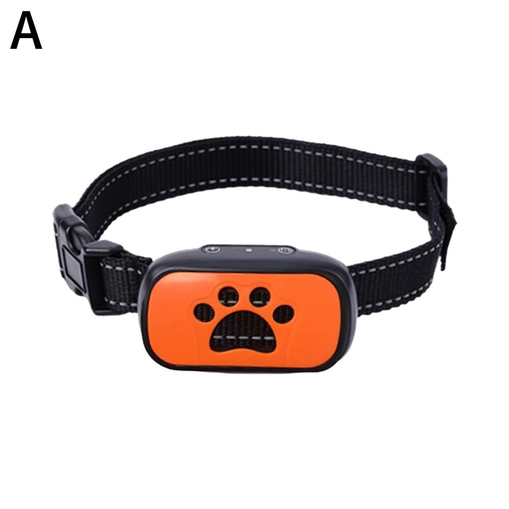 Shock Collar Rechargeable Vibrating Automatic Dog Training Bark Device Stopper Ultrasonic Barking Anti-dog Smart E2M7