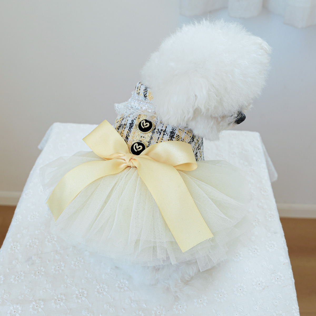1PC Pet Clothing Dog Cat Autumn Winter thick charm Princess wedding dress dress suitable for small and medium-sized dogs