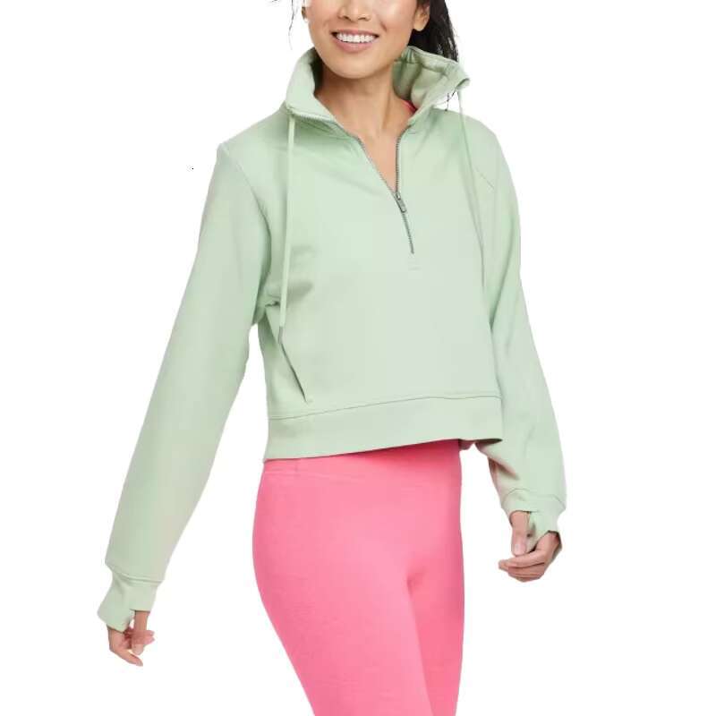Custom Women's Sweatshirts Tracksuit Pullover Gym Sports Womens Zip Up Cropped Oversized Hoodies For Women