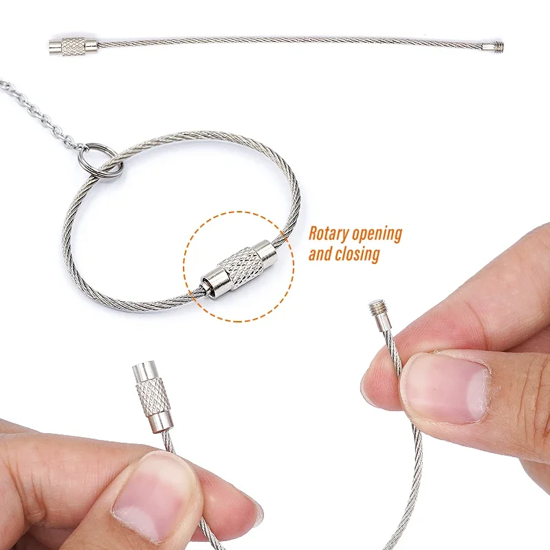 Bird Parrot Foot Chain Stainless Steel Ankle Foot Ring Stand Chain Outdoor Flying Training Starling Pigeon Bird Accessories