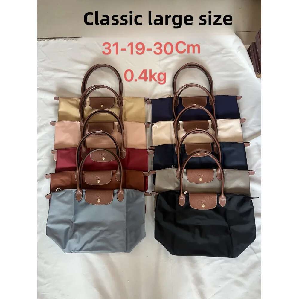 French Dragon Sachet Long Handle Large Handbag Classic Dumpg Tote Shoulder Women's Bag