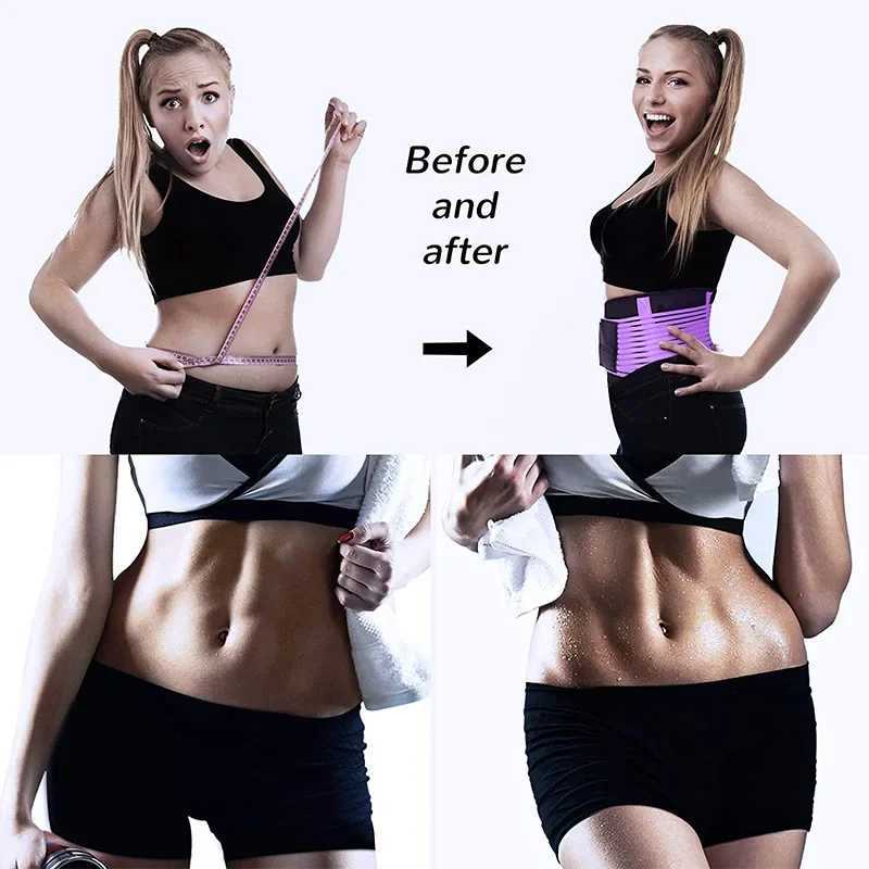 Womens Waist Trainer Body Shaper Slimming Belt Sheath Belly Tummy Control Sweat Shapewear Workout Gym Clothes Corset UnderwearXJ250304