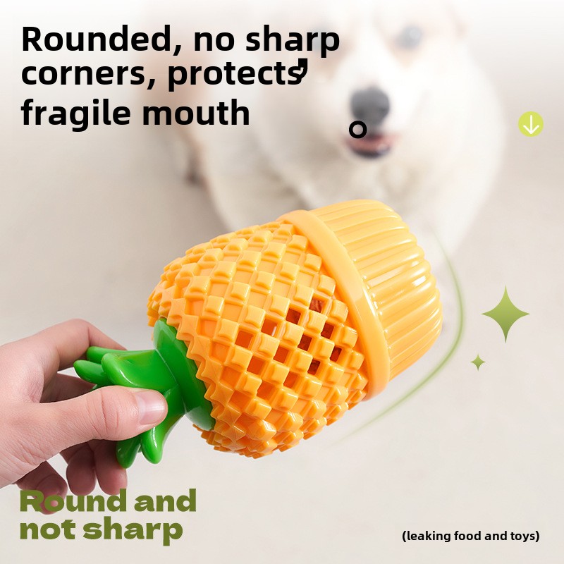 Tianyuan Pet Bite Glue Leak Food Toy - Dog Molar Chew Toy, TPR Material Food Dispenser for Puppies, Boredom Relief and Dental Health