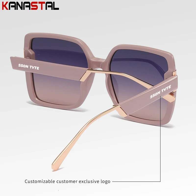 Women's Polarized Sunglasses UV400 Retro Sun Glasses TR90 Polygon Eyeglasses Frame Camping Outdoor Beach Oversize Shade Eyewear