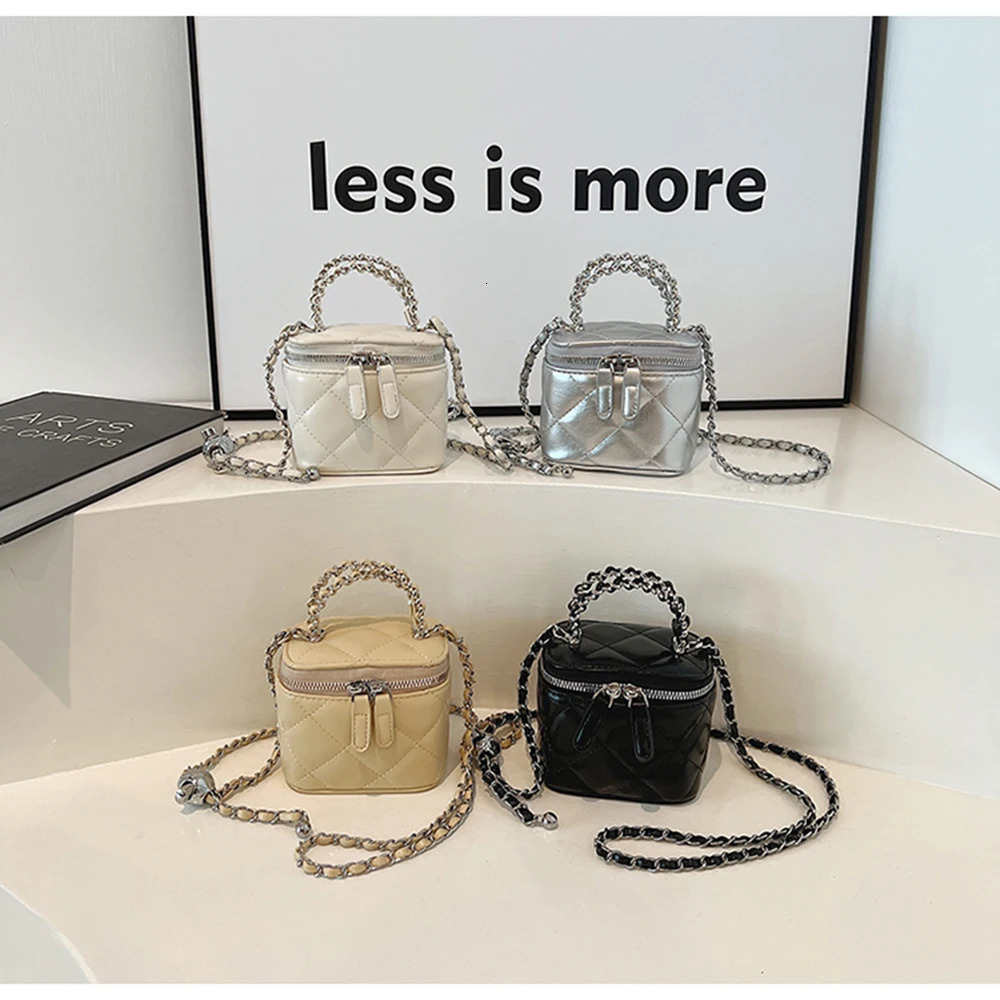 Fashion Crossbody Bucket Bag For Women Trendy Mini Mouth Red Envelope Handbag Versatile Single Shoulder Underarm Small Bag 250303