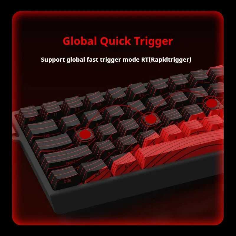 MAD68 Pro 60HE Gaming Magnetic Axis Keyboard Game Dedicated Full Key Hot Swap Quick Response Entry Level CustomGaming Keyboard Z250304