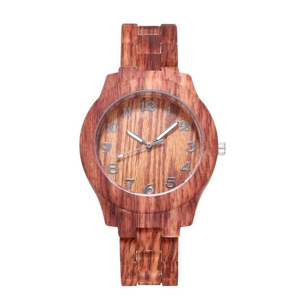 Fashion Casual Womens Bamboo Wooden Quartz Wristbands Ladies Clock Best Gift Che DropshippingXJ250304