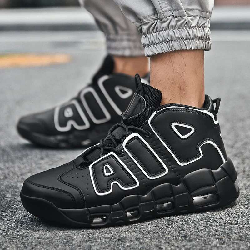 2024 Breathable Men's Sports Air Cushioned High Quality Runn ing Shoes Plus Size 38-47 Sn eakers