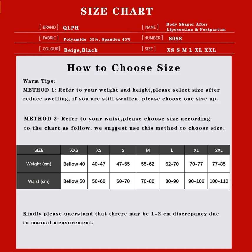 Female shapewear surgery with double compression abdominal control and 9-bone shaping medical grade clothingXJ250304