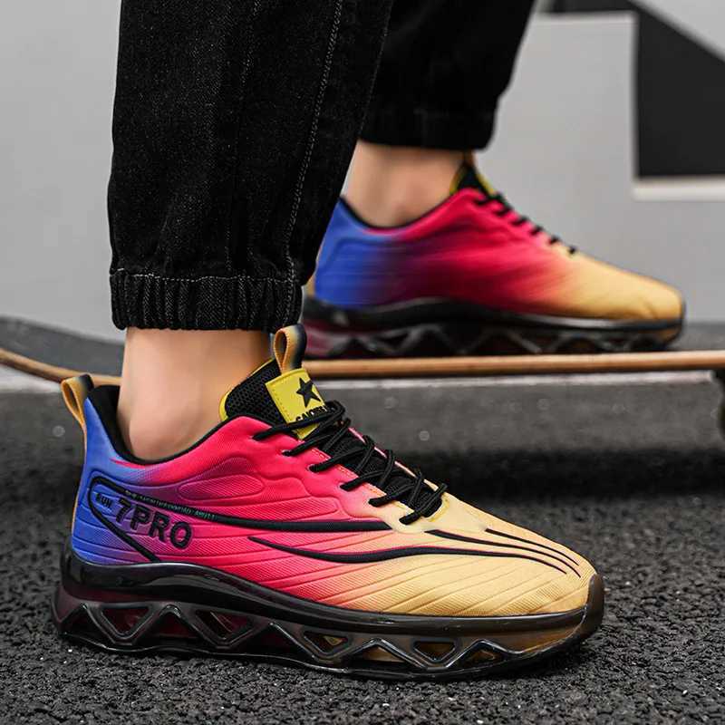 New Colorf Jelly Sneakers Man Designer Platform Mens Running Shoes Low Cut Anti Slip M Sports Shoes zapatillas de hbre Z250304