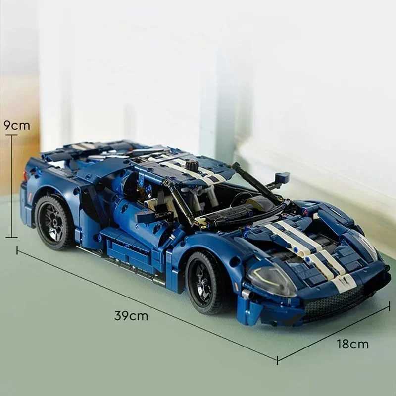 GT 42154 Technical 1486PCS 1 12 Building Blocks City Super Speed Race Car Assembly Model Set Vehicle DIY Assembly Toy Kids GiftsT250304