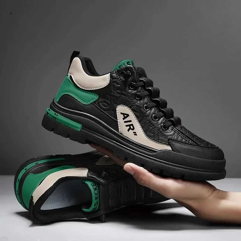 2024High Quty Running Shoes for Men Breathable Athletic Sport Shoes High Top Comfortable Soft Casual Sneakers Tenis MasculinoC250304