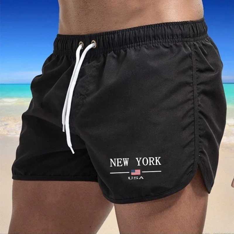 Daily Mens Beach Shorts Summer Hot Sales Men Loose Comfortable Style Bathing Suit Man Ventilate Gym Clothing Seaside Swim ShortsT250304