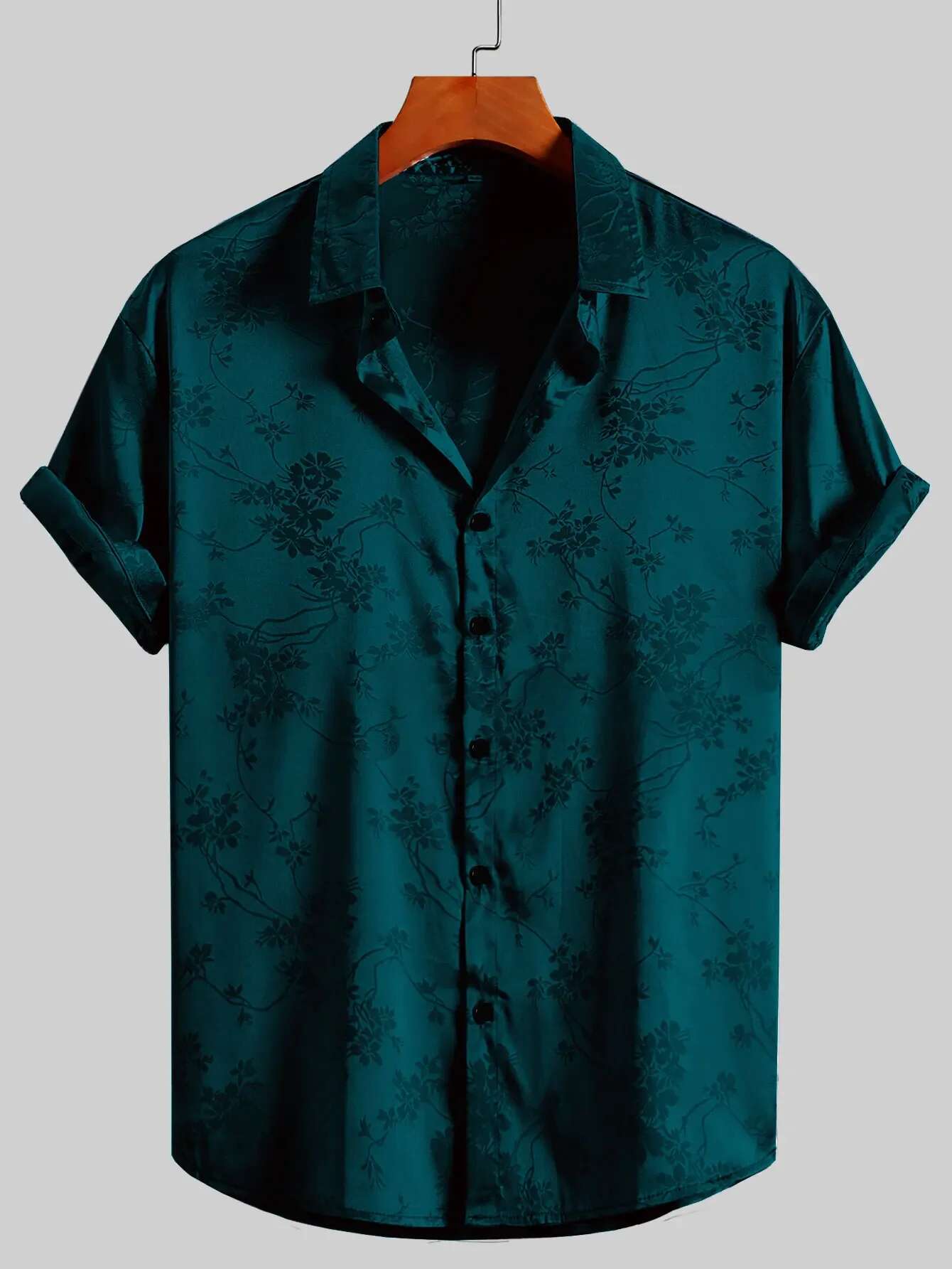 2025 New Men's Original Embroidered Short Sleeve Casual High Quality Designer Shirt Summer Beach Button Shirt Breathable Comfortable Cool Beach W