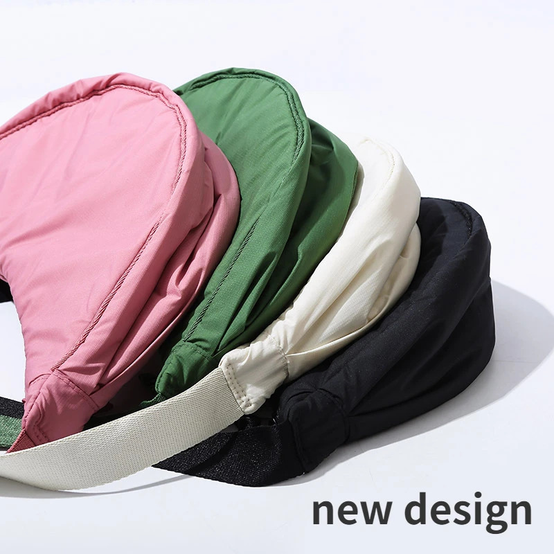 Solid color womens portable shoulder bag simple womens nylon cloth pad cross body bag travel wallet handbag messenger bag 250218