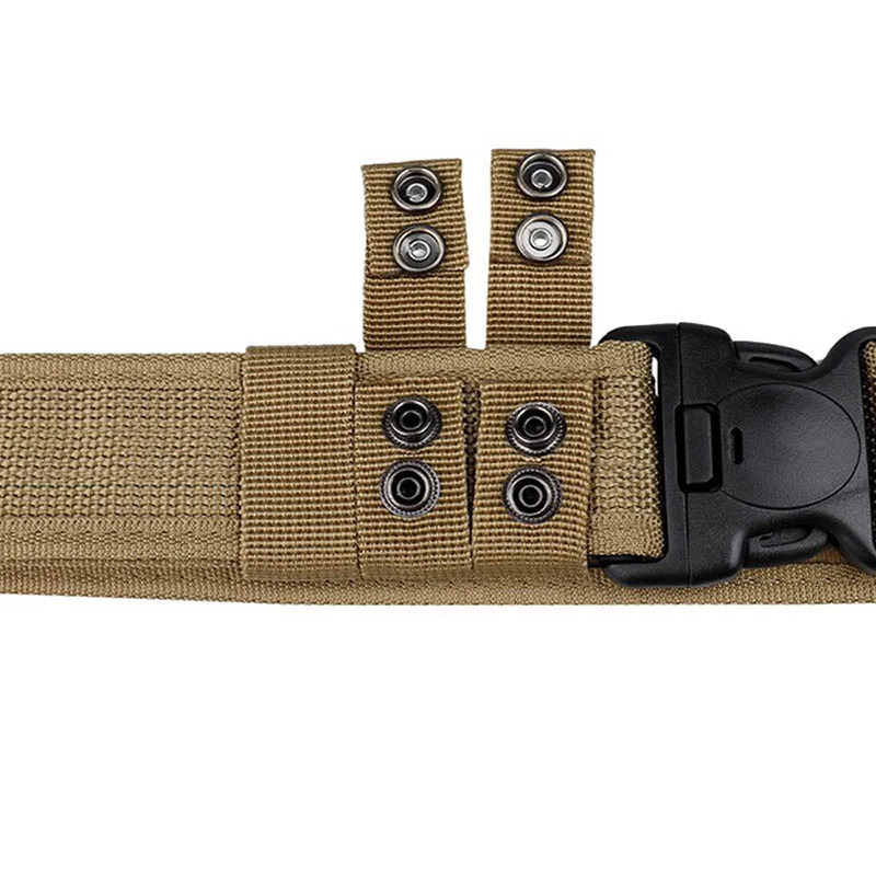Military Tactical Belt for Men Compat Outdoor Hunting Hiking 5cm Wide Heavy Duty Quick Release Buckle Nylon Canvas Webbing Belts 250227