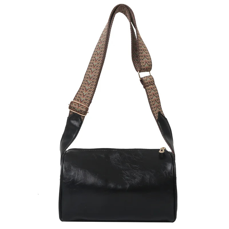 Women Vintage PU Leather Boston Small Handbags and Purse Fashion ner Crossbody Bag Female Casual Travel Pillow Shoulder 250303