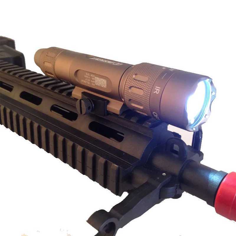 Night Evolution WMX200 Weapon Tactical Gun Light D Rma Flash Flashing Infrared Light for Picatinny Railway Spotlight Hunting SF PistonsXJ250303