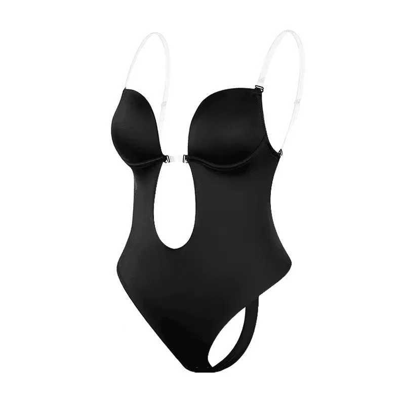 Hot womens backless U-shaped seamless thong full lace tight fitting deep V-neck shapeshifter for low back dresses and underwearXJ250304
