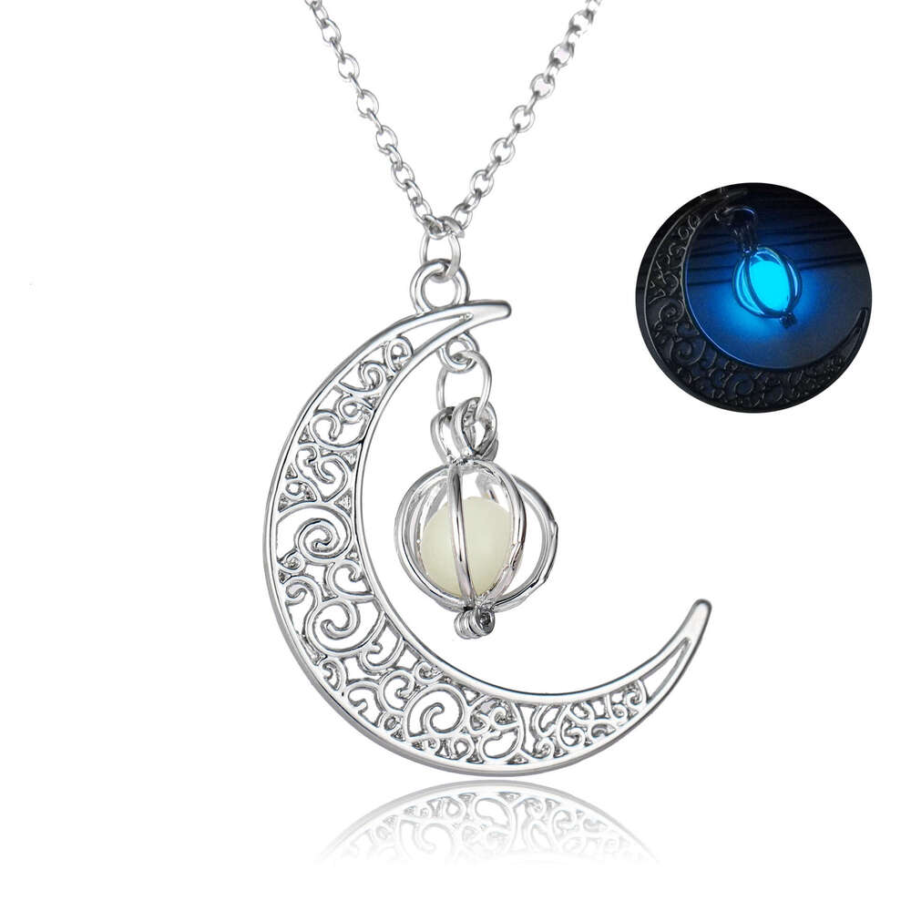 Sparkg Moon Pumpkin Creative Necklace Halloween Women's Neckchain Alloy Collar Chain