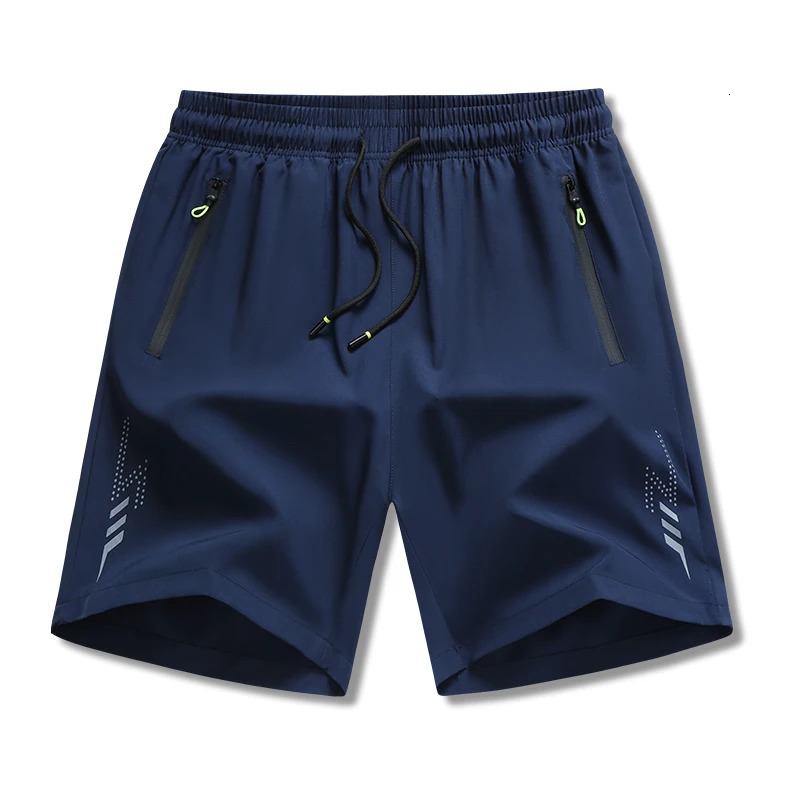 NASS GISS Casual Sports Shorts for Mens Summer Ice Silk Breathable Loose Large Size Cool and Quick Drying Fashion Elastic Casua 250225