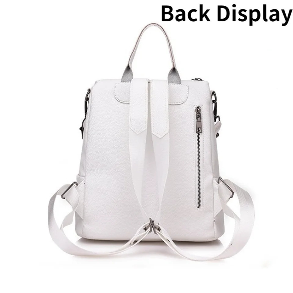 Ship from US Large Capacity Casual Backpack Detachable Strap Zipper With Pendant Shoulder Bag Striped Print 250304FBB