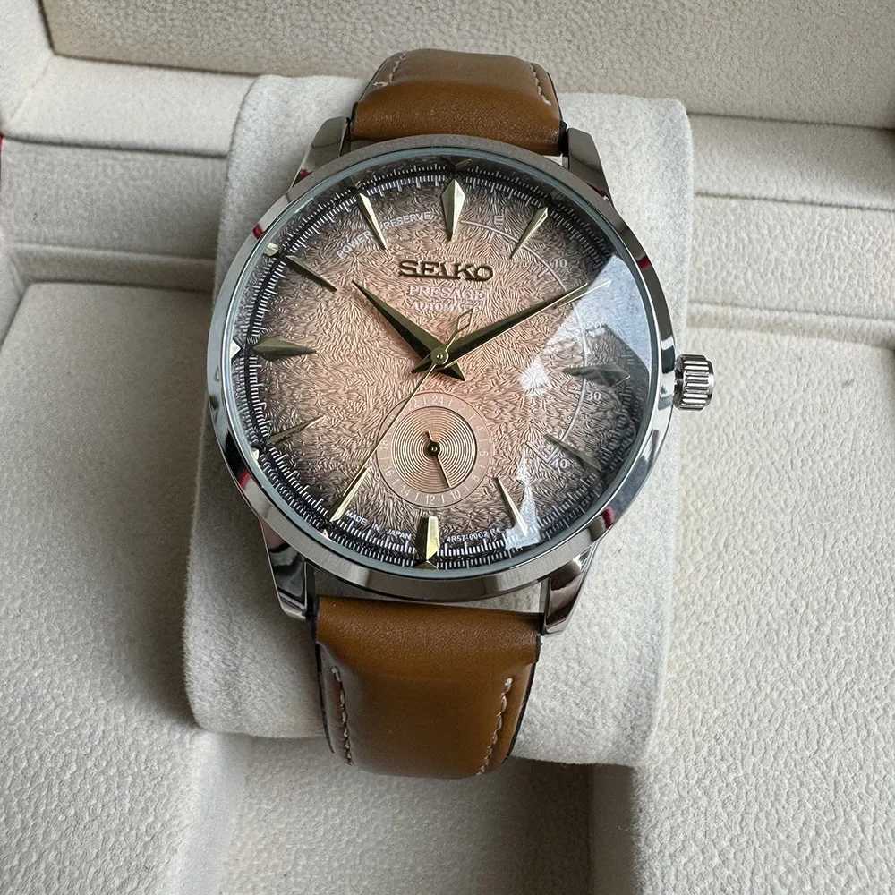 Exquisite Dial Mens Quartz Movement Creative Needle Dial High Quality Comfortable Fine Leather MultifunctionalXJ250304