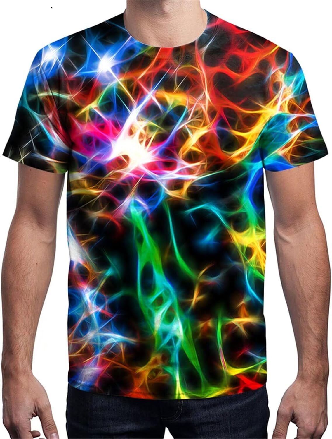 Mens T shirt Unisex Men's Unisex Fashion Casual Novelty Tees 3D Graphic Adults Casual tops summer clothes cool