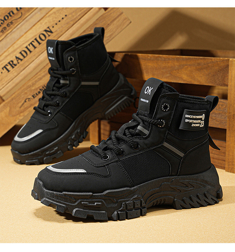 High Top Martin Boots 2025 Designer s New Original Hot Selling Men s Lace Up Fashionable Multifunctional Thick Soled Sports And Leisure Short Boots