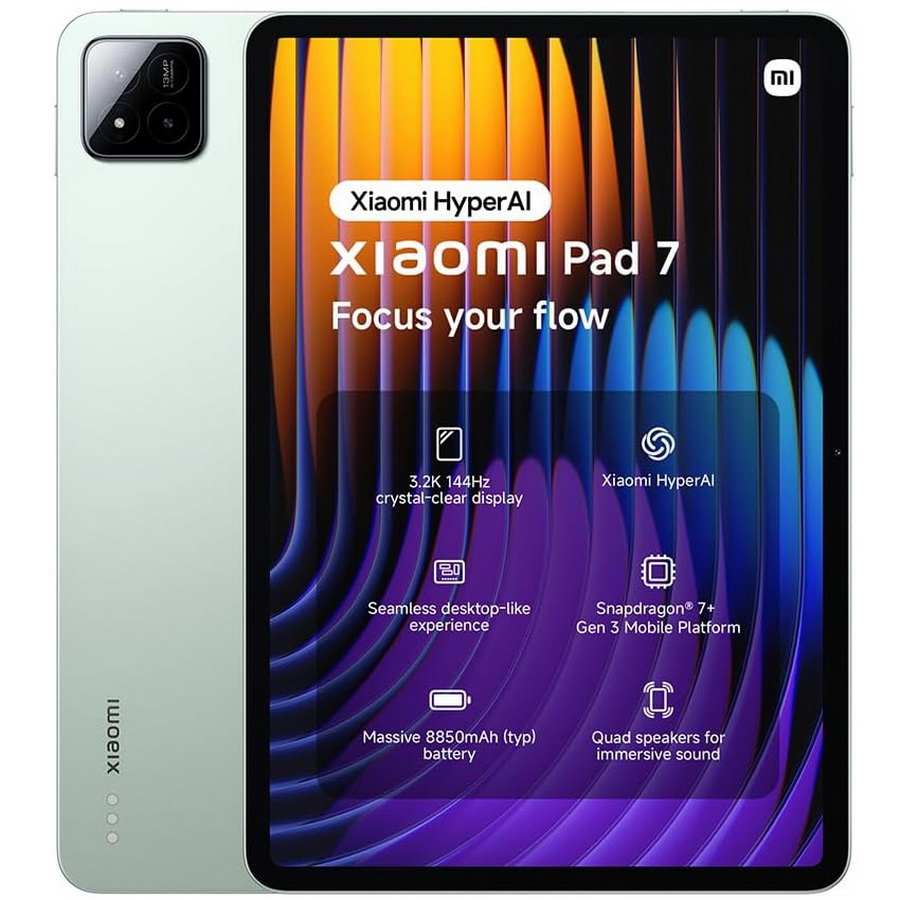 Global Version Xiaomi Pad 7 Tablet 8GB+256GB, 11.2 inch 3.2K Crystal-Clear Display, 8850mAh (typ) Battery, Al face unlock, Snapdragon R 7+Gen 3 Mobile