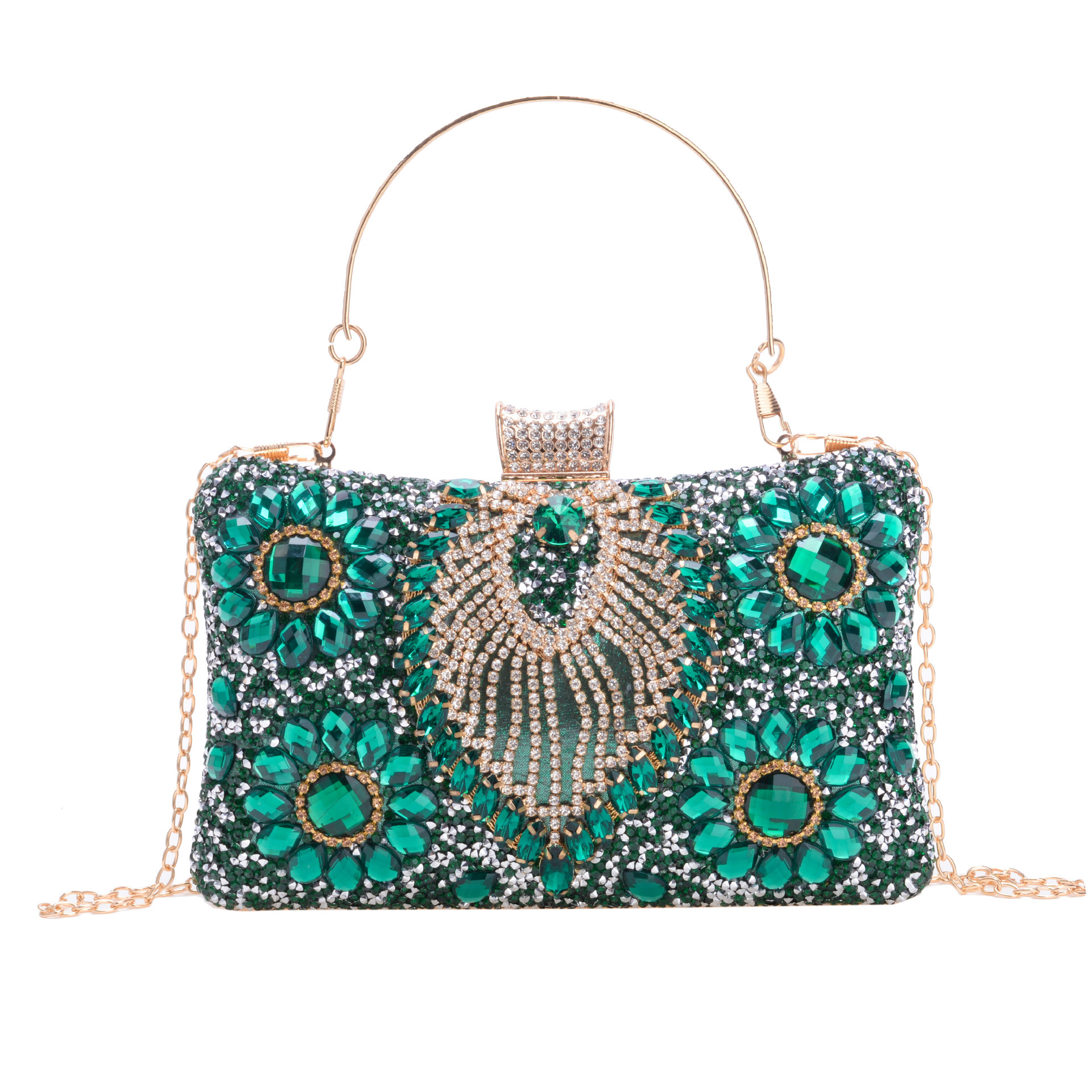 Free Shipping New Designer Bag Banquet Bag Black Inlaid Pearl Rhinestone Bag Handbag Wallet Armpit Bag Suitable For Formal Occasions