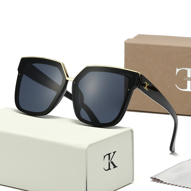 CK 7125 Top luxury Sunglasses polaroid lens designer womens Mens Goggle senior Eyewear For Women eyeglasses frame Vintage Metal Sun Glasses With Box