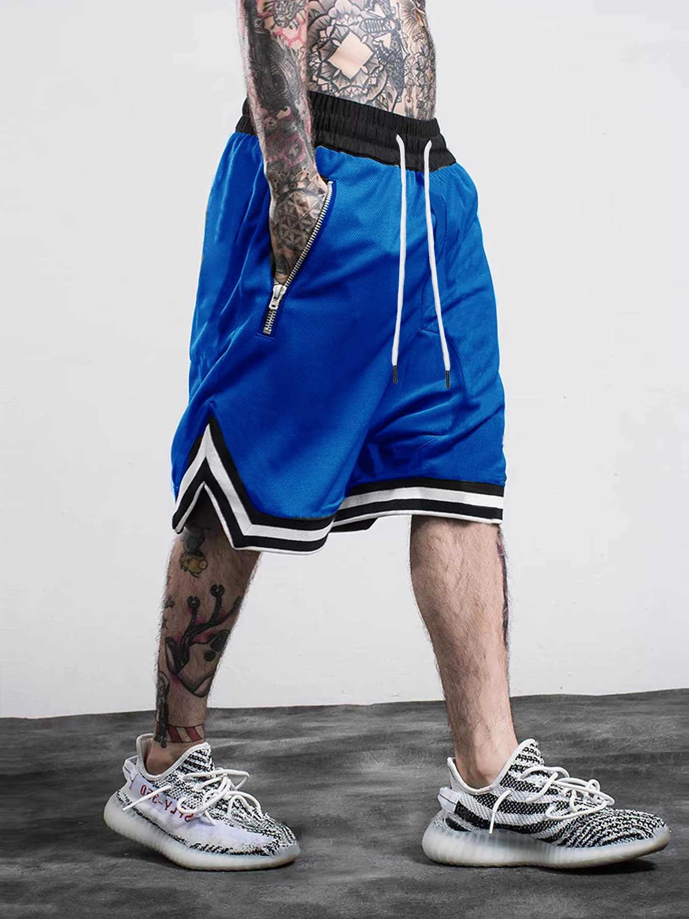 Mens Sports Basketball Shorts Mesh Quick Dry Gym Shorts for Summer Fitness Joggers Casual Breathable Short Pants ScantiesT250304