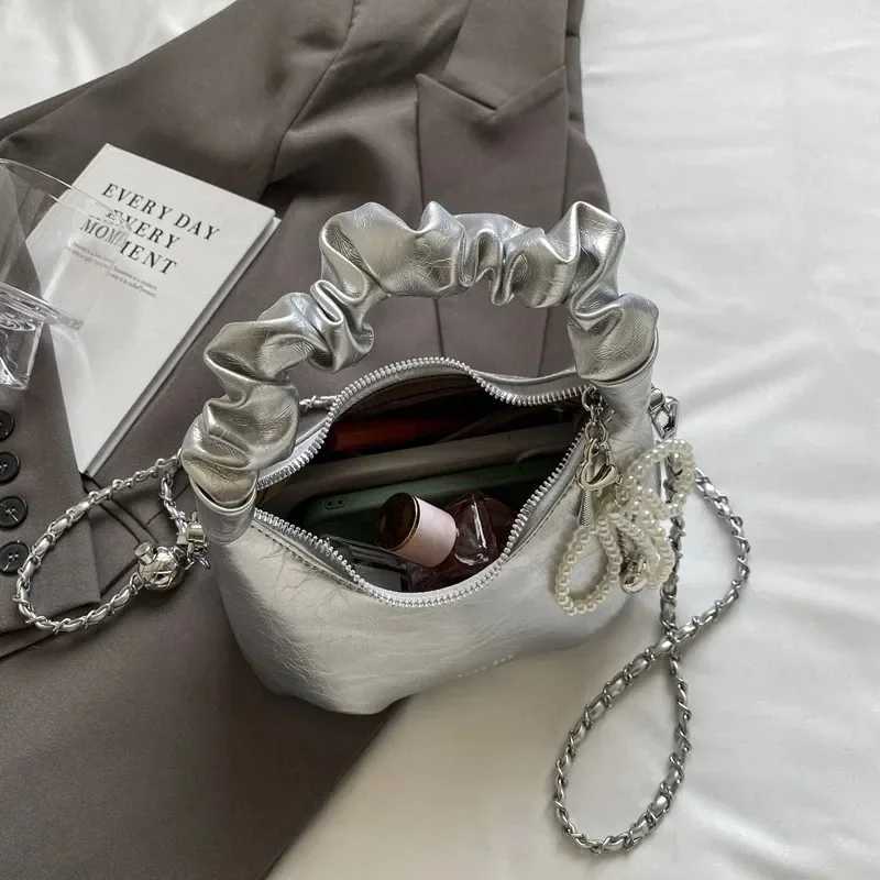 PU Leather Red Shoulder Bag Women Fashion Luxury Korean Sweet Crossbody Bag 2024 New High-quality Leisure Underarm Bag Handbags Z250303