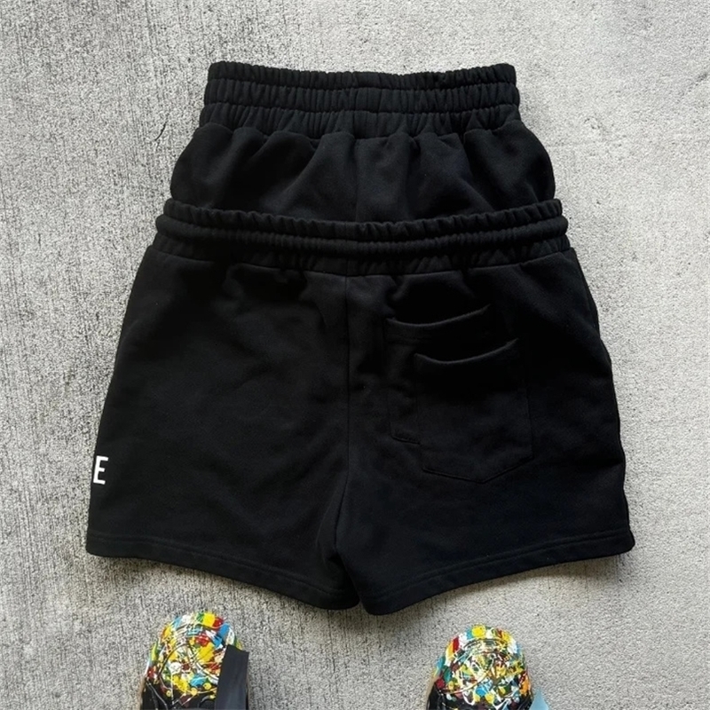 Fashionable Street Style Double Waisted Loose Sports Shorts American Retro Shorts Harajuku Style Hip Hop Y2k Shorts Streetwear 250303