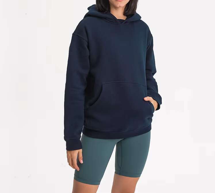 Autumn Unisex Oversize Pullover Hoodie Women's Cotton Sweatshirt With Custom Embroidery Lightweight Printing Design