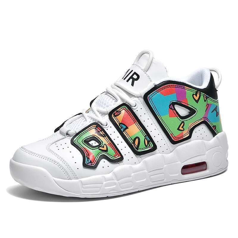 Men's Women's Professional Basketba ll Comfortable Wear-resistant Sports Light and Non-slip Training S hoes