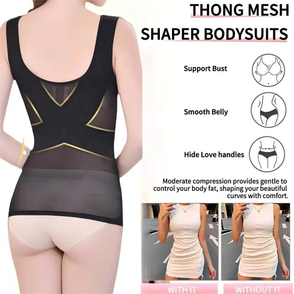 Sexy Slimming Shapewear Tops Postpartum Recover Bodysuit Body Control Corset Lingerie Plus Size Waist Trainer Shaper UnderwearXJ250304