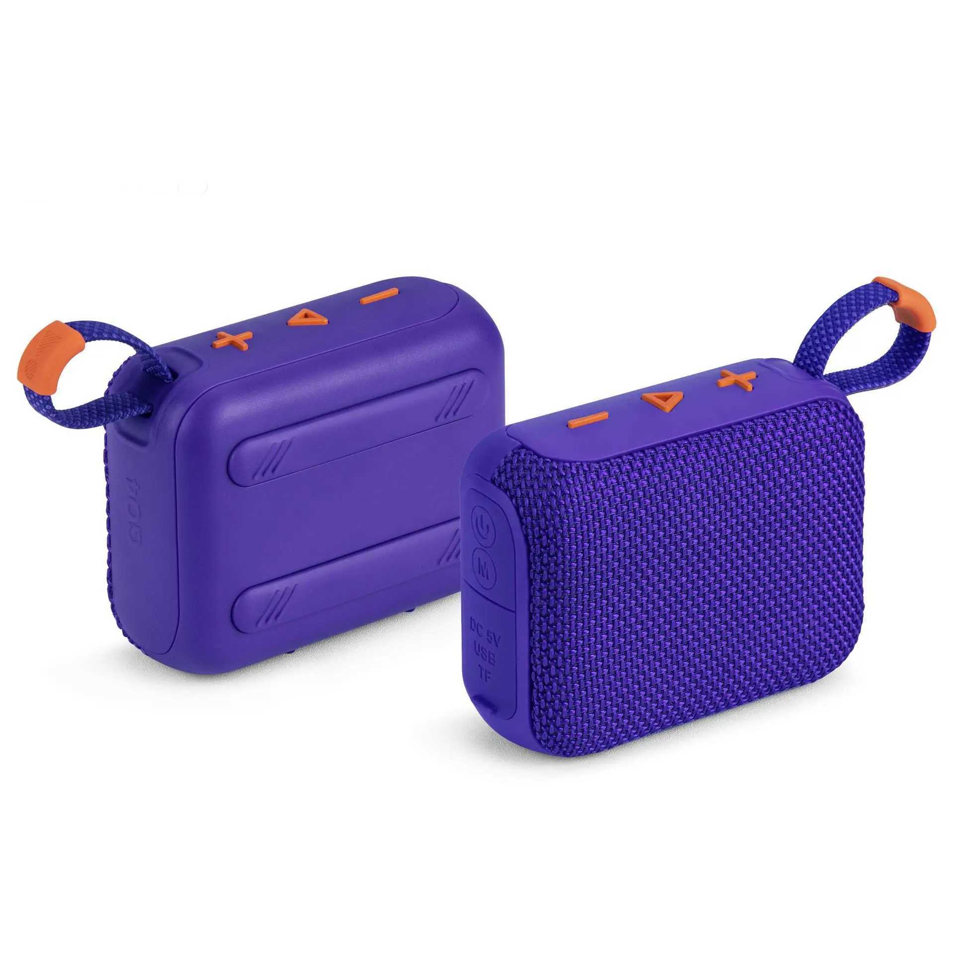 GO4 Mesh Mini Portable Handheld Outdoor Wireless Speaker TWS Stereo Column Music Center Subspeaker/TF Card/USB Disk Z250304