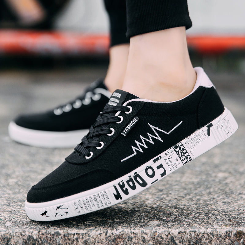 Men's Spring And Autumn New High Quality Designer Men's Shoes Korean Fashion Canvas Board Men's Breathable Casual Cloth Shoes Men'