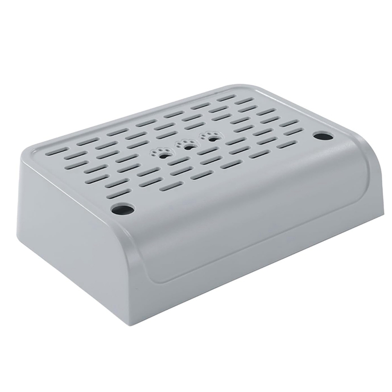 Cat Litter Box Ramp With Filter Function, Double Layered Self-Cleaning Cat Litter Box Litter Trapper With Storage